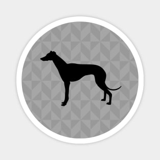 Greyhound or Whippet Dog Lover Gift - Scandi Geometric Silhouette Magnet